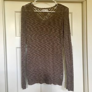 Light Brown Long Sleeve Sweater